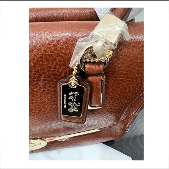 COACH MADISON SMALL LEATHER HANDBAG NEW - Picture 8 of 8